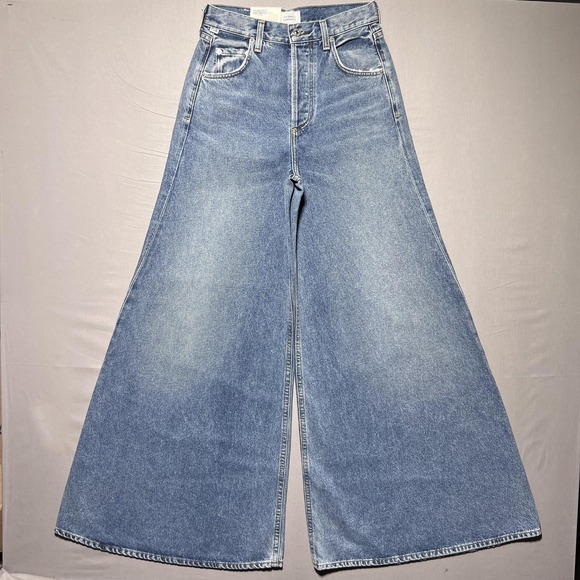 Citizens‎ Of Humanity Amari Ultra Wide Leg Dweller Jeans Womens 23 Blue 26x32